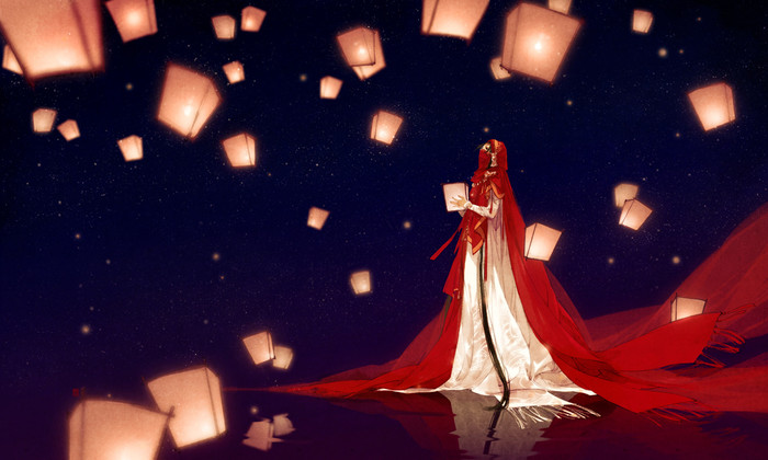 插画 古风 意境