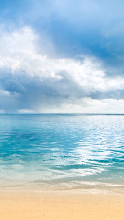 唯美自然风景 蓝天碧海 沙滩 海洋 唯美风景 iPhone手机壁纸 唯美壁纸 锁屏