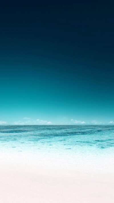 唯美自然风景 蓝天碧海 沙滩 海洋 唯美风景 iPhone手机壁纸 唯美壁纸 锁屏