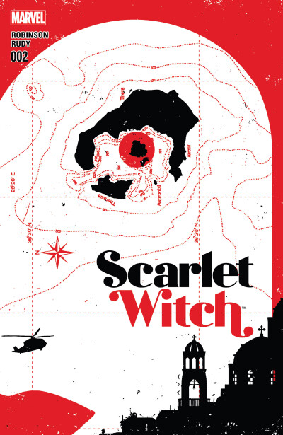 Scarlet Witch #2 cover by David Aja