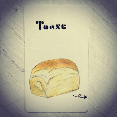 「name card of toast」