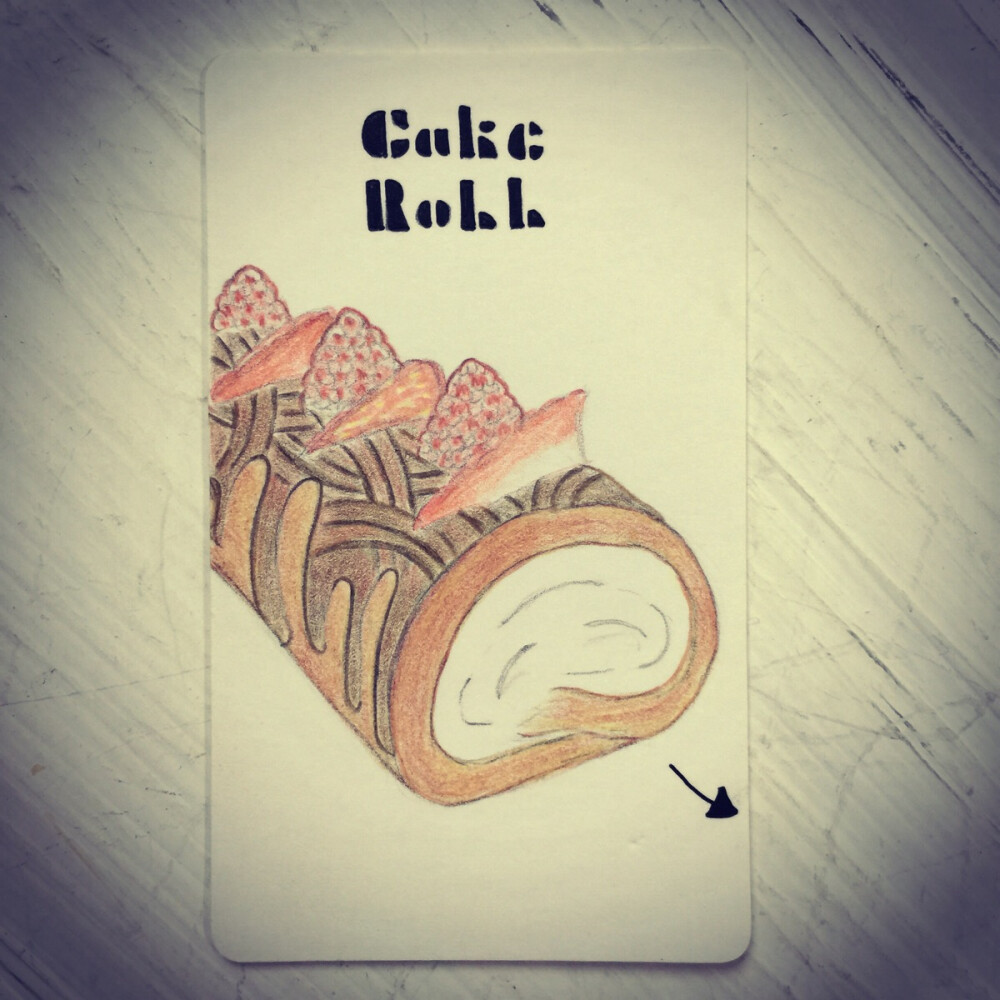 「name card of CAKE ROLL」