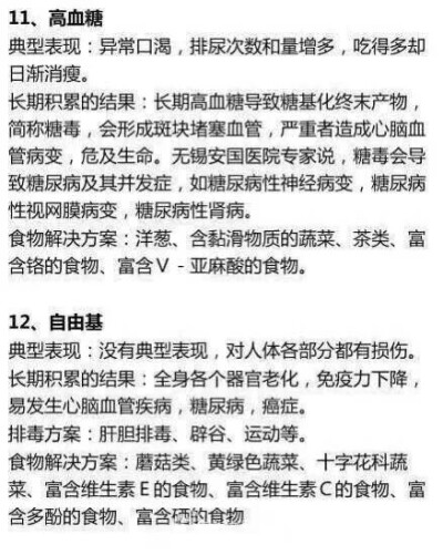 【如何清除体内毒素】必须清除体内的12大毒素，早一天看到，晚衰老一年！小伙伴们，快码起来看看吧！