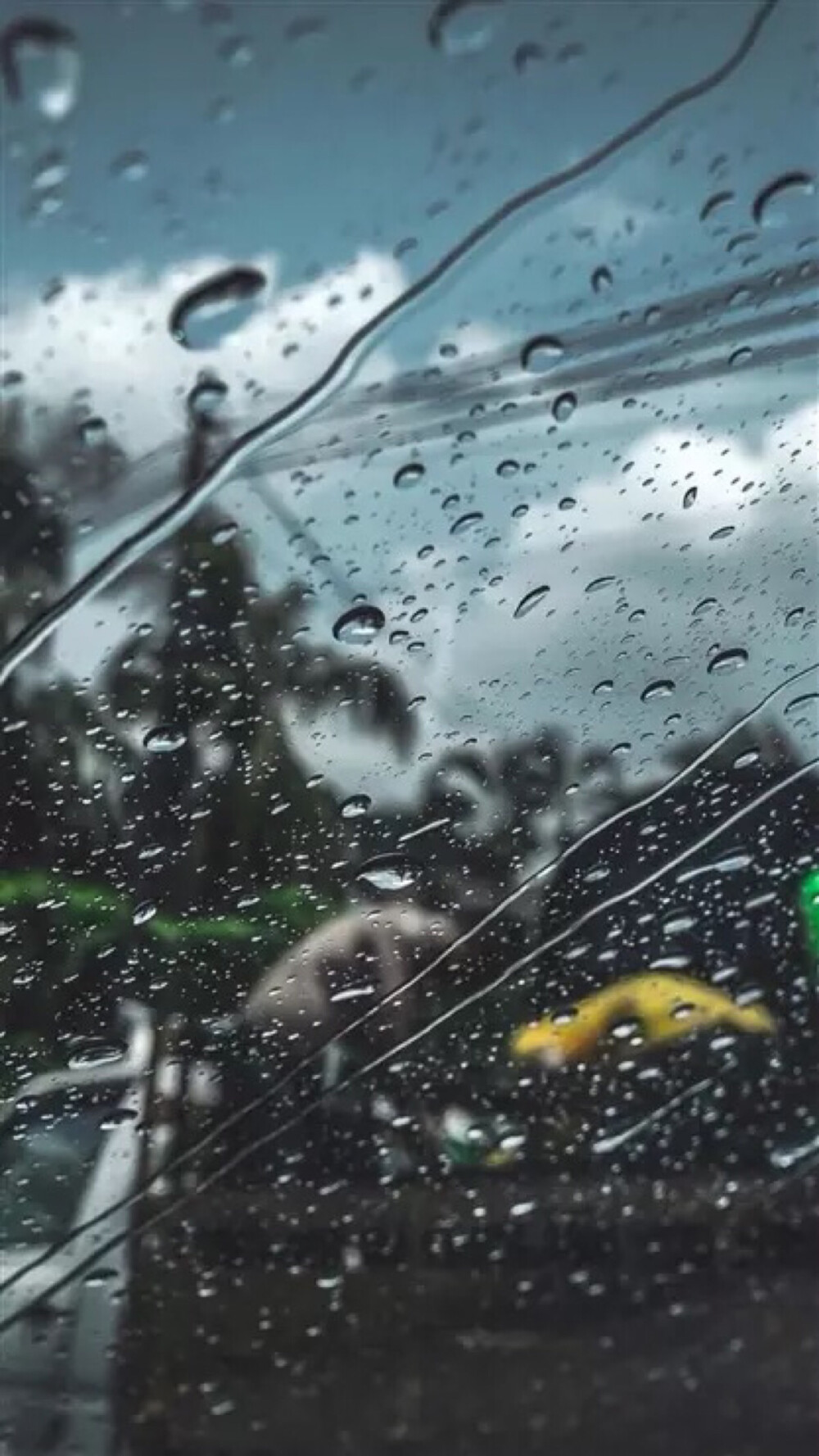 风景意象图壁纸下雨天