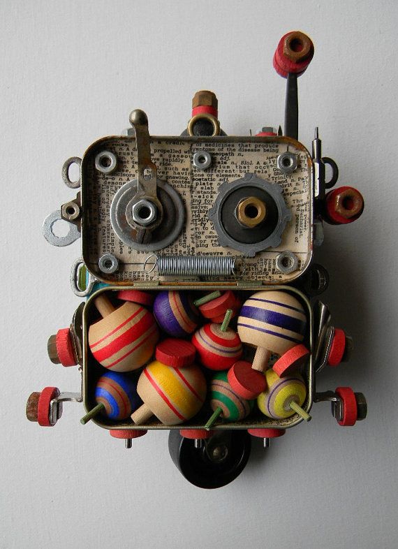 ·费旧的金属零件与废旧的生活用品的完美作品 / 废物+创意=宝贝