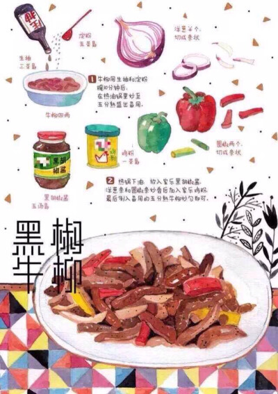 黑椒牛柳