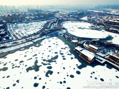 長安城雪景 航拍 今生必去