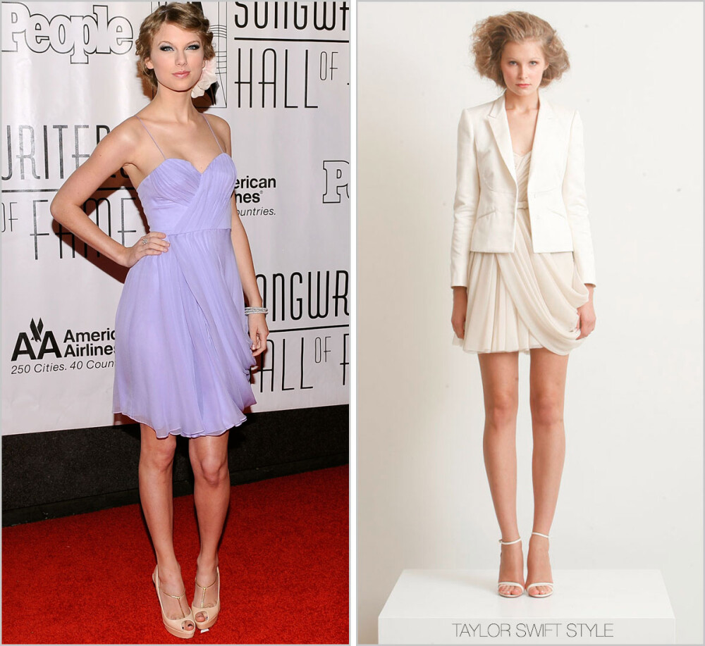 Event：41st Annual Songwriters Hall of Fame | New York City, NY | June 17, 2010
Dress：J. Mendel Spring 2010 RTW
Taylor于2010.06.17在美国纽约出席第41届创作人名人堂盛典。