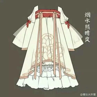 古风 裙 素材 二次元 唯美 动漫 高能