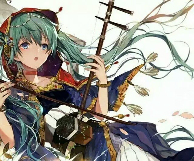 古风 二胡 歌唱 初音未来 