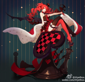 红心女王，Myethos合作手办设计