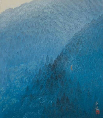 西田俊英作品 幻妙 山坡