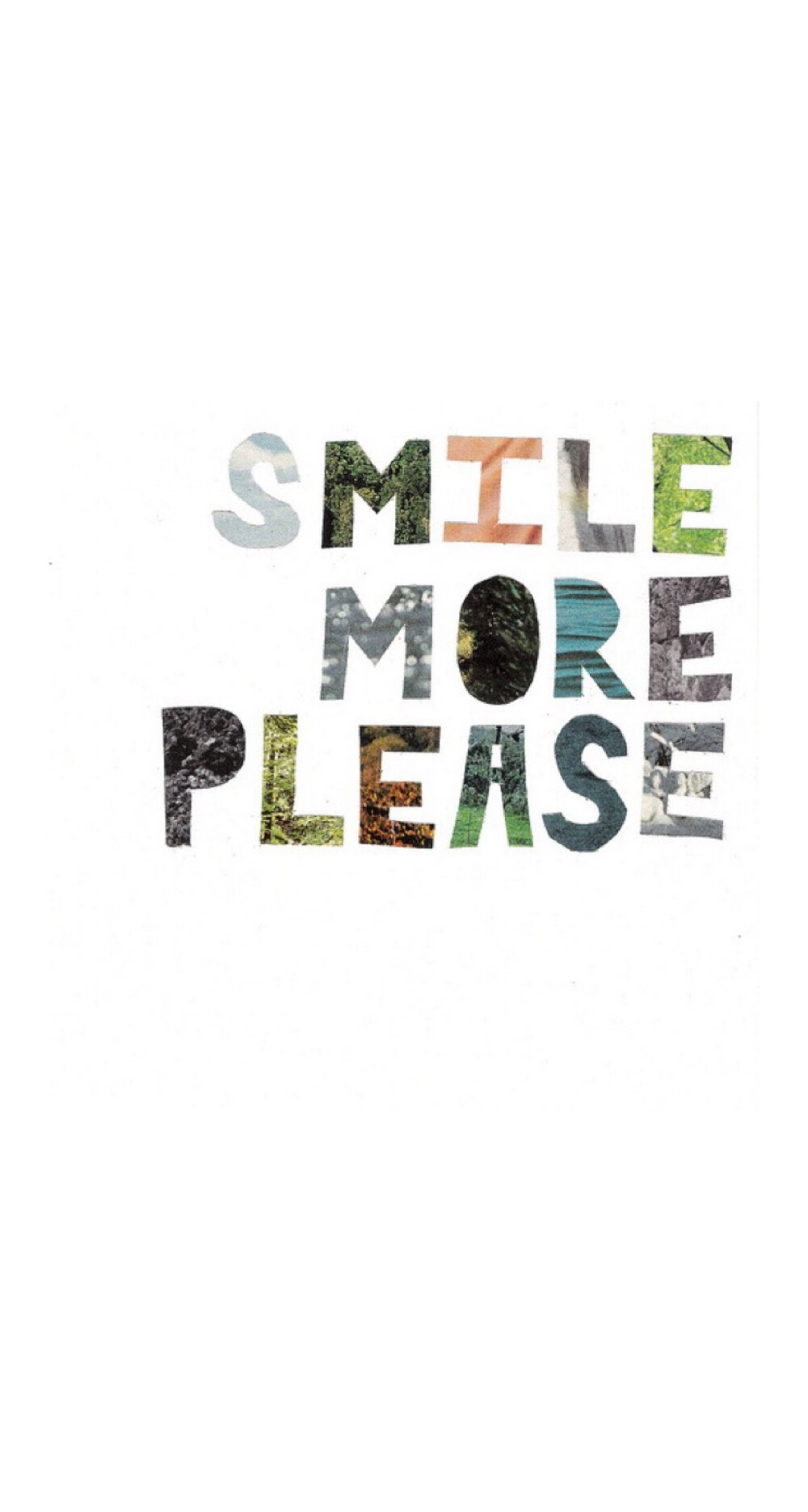 smile more please