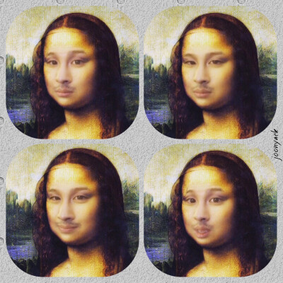 最近组团变脸 蒙娜丽阳=_=