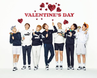 防弹胖蛋BTS happy Valentine！