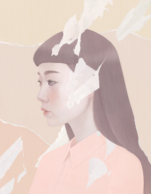 Hsiao Ron Cheng（郑晓嵘），1986年出生在台湾的插画艺术家。她的作品灰色温柔，充满着怪诞的想法，画面用色轻柔，透出淡淡的忧郁