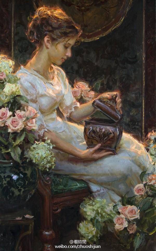 美国当代画家Daniel F.Gerhartz。