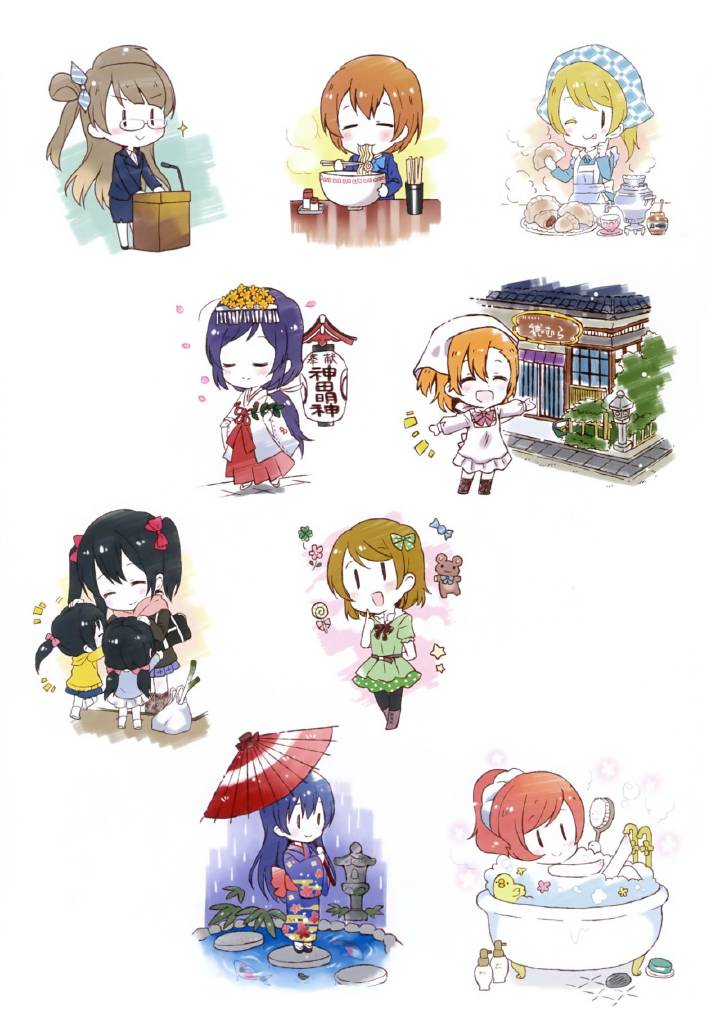 lovelive Q版 μ's