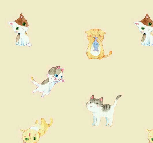 喵⊙ω⊙，平铺