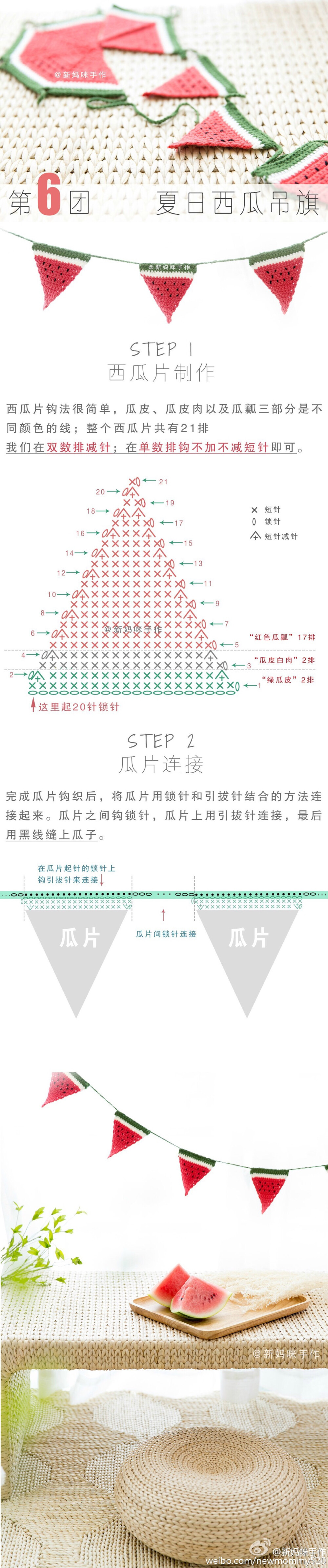 夏日西瓜吊旗