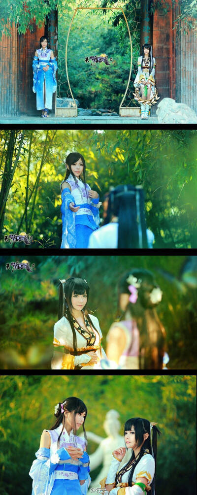 #天涯明月刀OL##曲无忆# CN 化妆 服化后期：行云 #慕情# CN 化妆：@槑喵潋玉缘 拍摄：@1995年出生的小伍菌 【杜鹃莫遗春风拂，长恨佳人误，去了还来知几度？多情山色，有情江水，笑我归无处。】