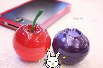 TONY MOLY魔法森林蓝莓樱桃唇彩Mini Berry Lip Balm SPF15,PA+ 35