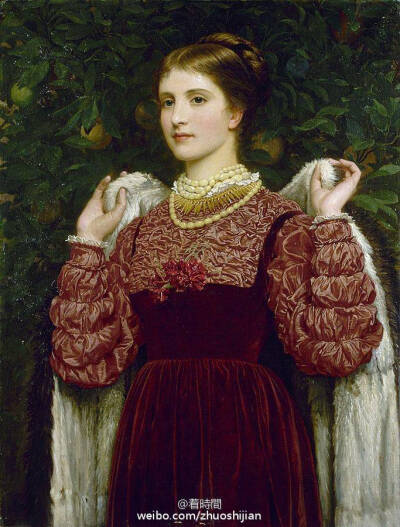  Charles Edward Perugini (1839-1918) 英国学院派新古典主义画家。