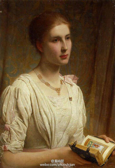  Charles Edward Perugini (1839-1918) 英国学院派新古典主义画家。