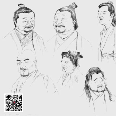 中国漫画师余红旗—练习稿2