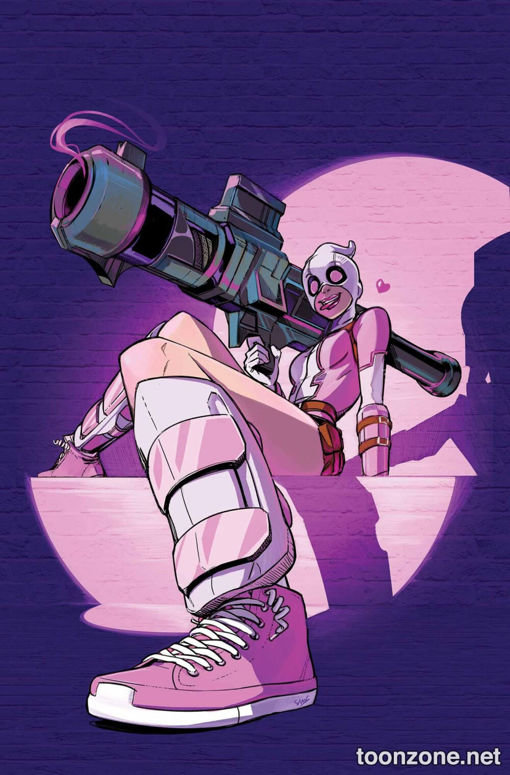 Gwenpool, The Unbelievable variant cover by Stacey Lee 格温侍