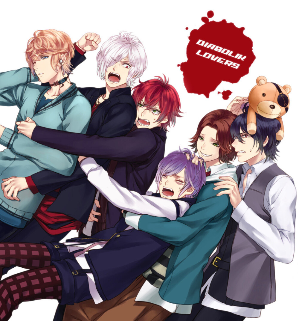 #DIABOLIK LOVERS##魔鬼恋人# 逆卷修，逆卷怜司，逆卷礼人，逆卷奏人，逆卷绫人，逆卷昂