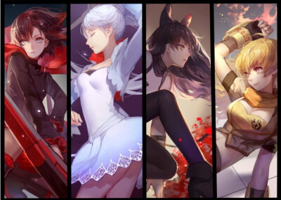 （套图）动漫 插画 少女 封面 头像 人物 P站 二次元 壁纸 原创 RWBY 画师：ASK
