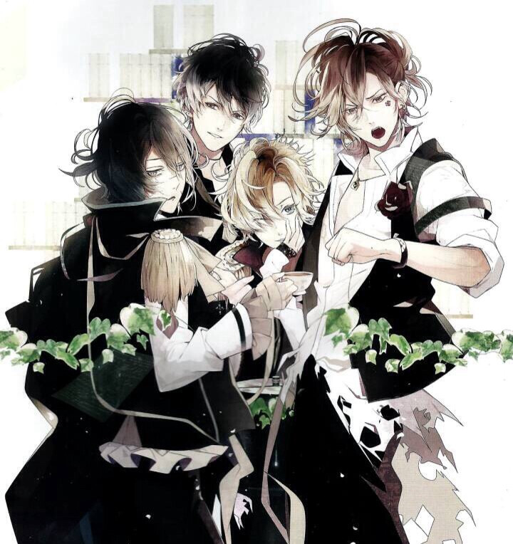 #DIABOLIK LOVERS##魔鬼恋人# 无神琉辉，无神皓，无神悠真，无神梓