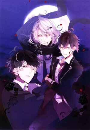 #DIABOLIK LOVERS##魔鬼恋人# 逆卷绫人，无神琉辉，月浪卡拉