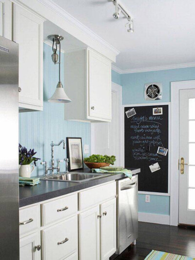 Blue Kitchen.