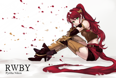 动漫 插画 少女 封面 头像 人物 P站 二次元 壁纸 原创 唯美 Pyrrha Nikos RWBY 画师：Teng Zi 