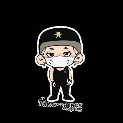 【图Cr:LOGO】手绘Q版王嘉尔jackson(如有不妥侵权请私聊)