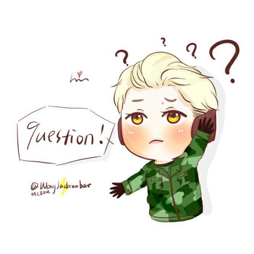 【图Cr:百度王嘉尔吧】手绘Q版王嘉尔jackson百度王嘉尔吧(如有不妥侵权请私聊)