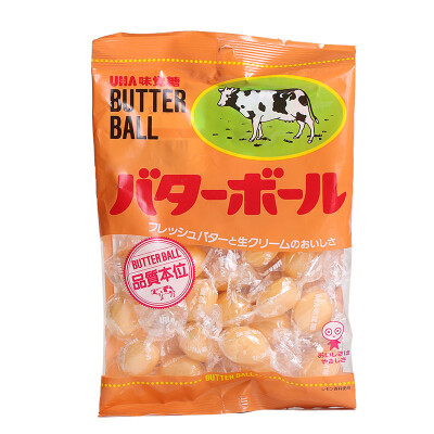 日本原装进口 UHA味觉糖奶油糖98g 日本进口休闲零食品