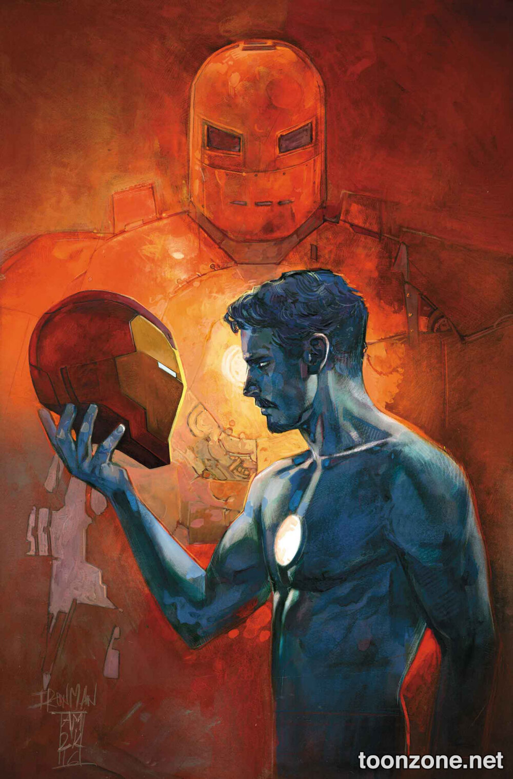 International Iron Man cover by Alex Maleev