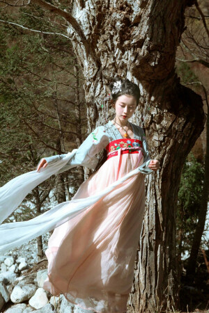 尘不到，时时自有春风扫。
贪梦好，茫然忘了邯郸道。

摄 / @赏味期先生 
衣 / @芥子记
#汉服#