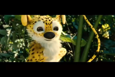 法国电影《追踪马苏比拉米》里的可爱长尾豹