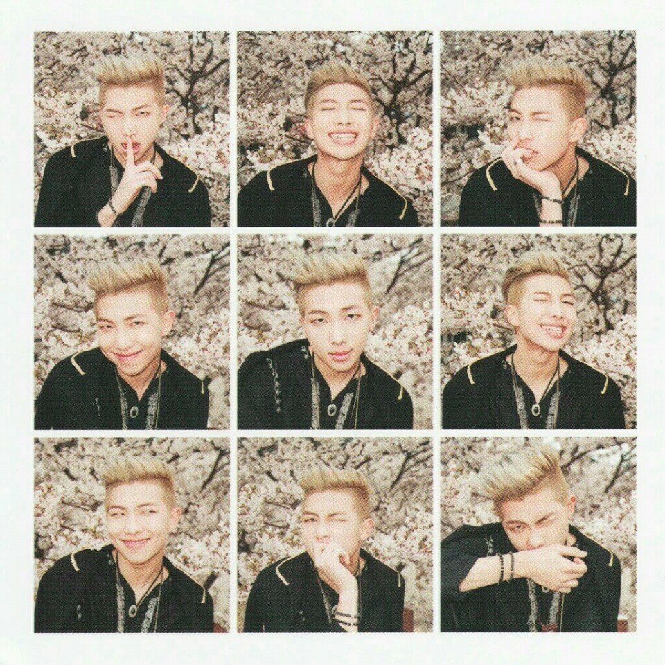 #防弹少年团#花样年华part1 九宫格 RAP MONSTER