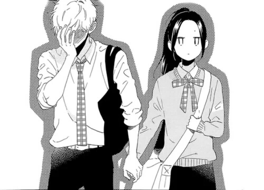 《昼行闪耀的流星》马村和啾啾～好萌马村.漫画哒结局还是蛮喜欢哒!