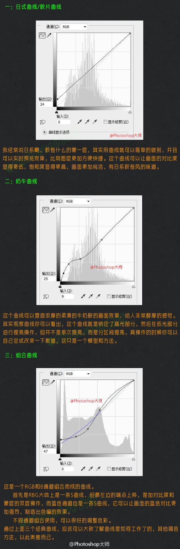 #PS技巧方法#
一篇关于#photoshop# 曲线工具的使用技巧详解篇 通俗明了 能够帮助你更深刻的了解曲线在磨皮&调色&合成时的作用是什么 