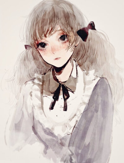 插画 创作 少女 壁纸 意境 きの 