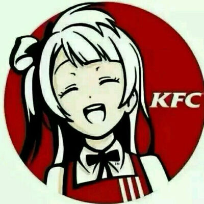 搞怪 女生头像 KFC 