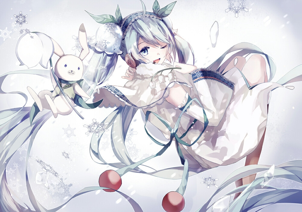 pixiv 二次元 插画 初音