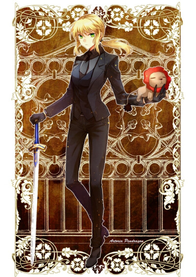 pixiv 二次元 插画 Fate Stay Night saber