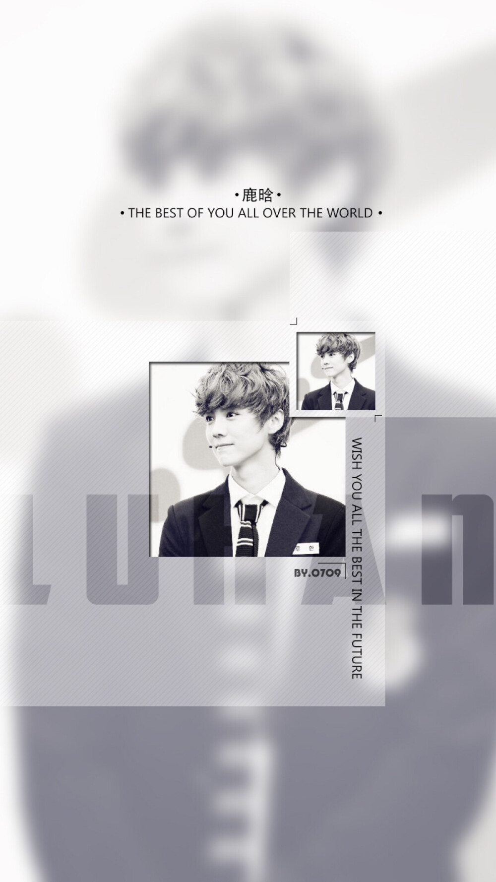 原创壁纸！不定期更新！鹿晗 LUHAN原创高清手机壁纸！#鹿晗 #LUHAN #RELOADED #原创 #壁纸 #高清壁纸 #锁屏